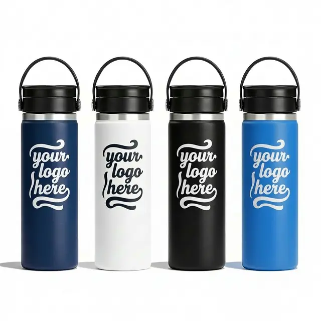 20 oz Hydro Flask® Wide Mouth Bottle with Flex Sip Lid view 2