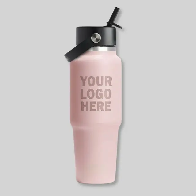 32 oz Hydro Flask® Travel Bottle with Flex Straw Cap view 1