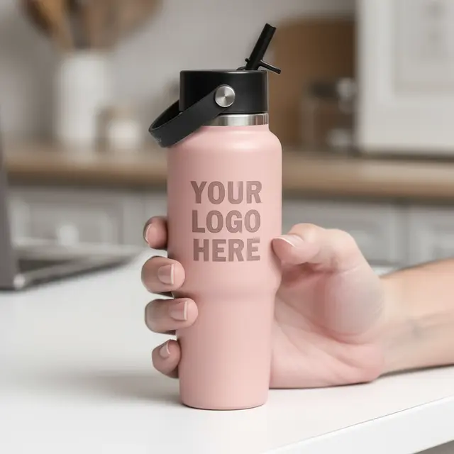32 oz Hydro Flask® Travel Bottle with Flex Straw Cap view 3