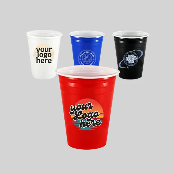 16 oz Plastic Stadium Cup view 1