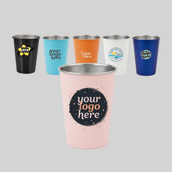 16 oz Stainless Steel Cup view 1