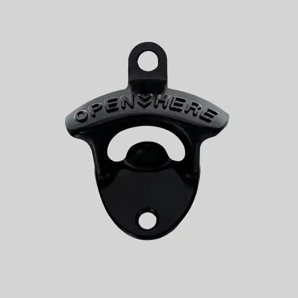 Black Bottle Opener view 1