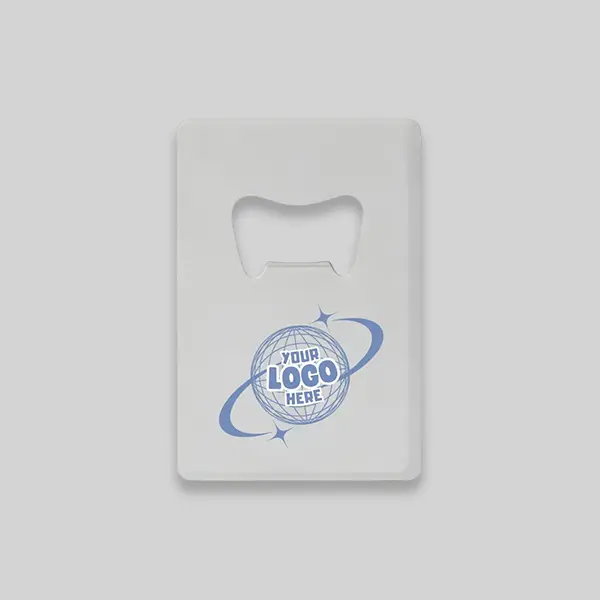 Color-Filled Card-Shaped Bottle Opener view 1