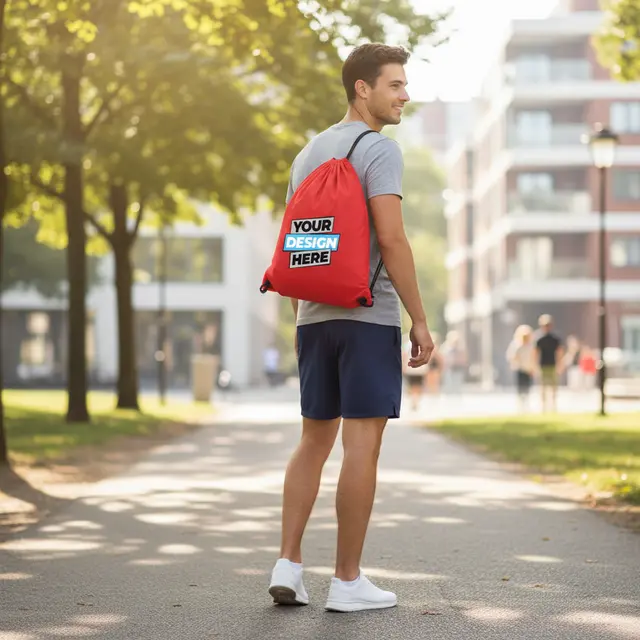 Economy Drawstring Bags view 2