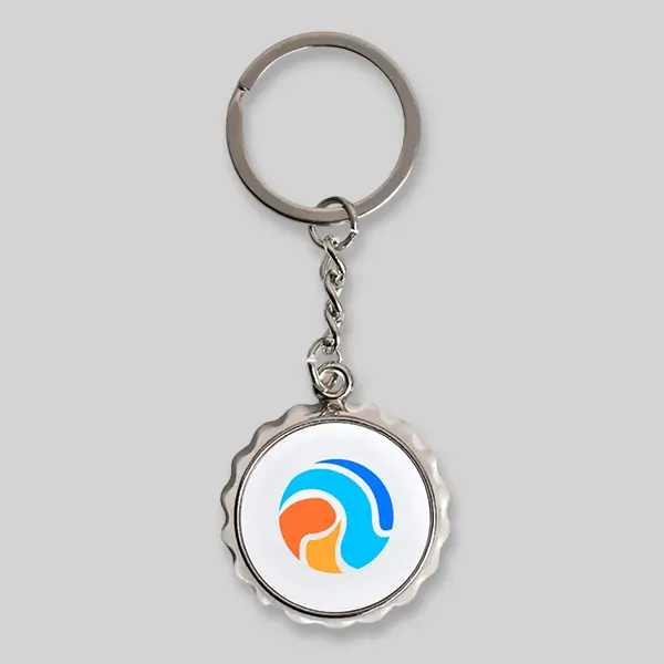 Bottle Cap Bottle Opener Keychains view 1