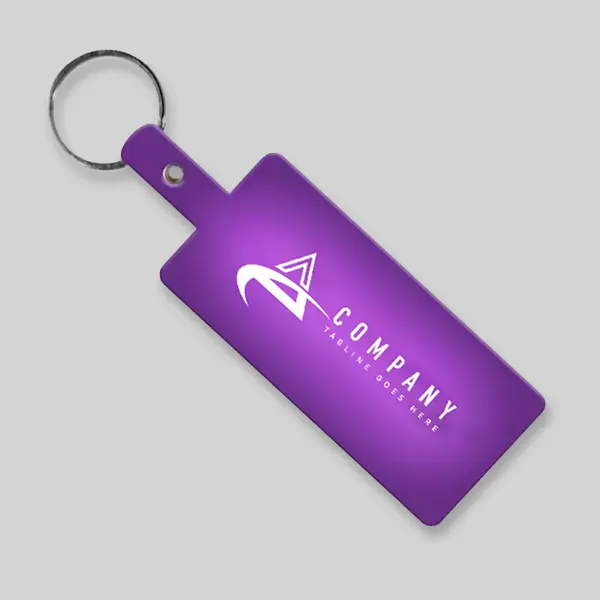 Rectangle Flexible Keychains view 1