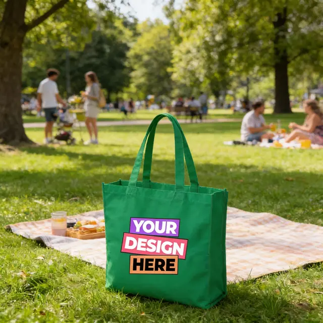 Medium Grocery Tote Bags view 4