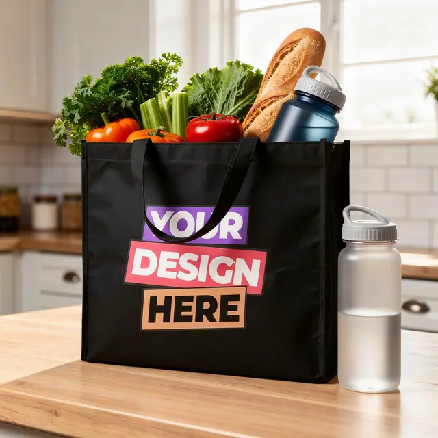 Custom Grocery Tote Bags view 2