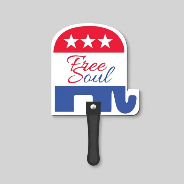 Elephant Hand Fan view 1