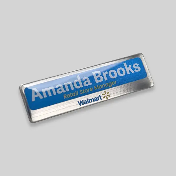 Epoxy Name Badge Buttons view 1