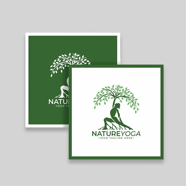 Custom Square Stickers view 1