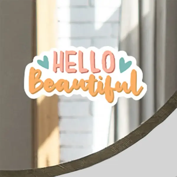 Custom Mirror Stickers view 1