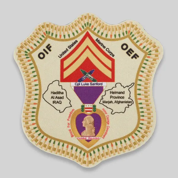 Custom Full Colored Printed Patches view 1