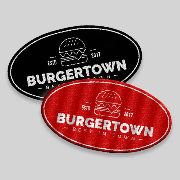 Custom Oval Patches view 1