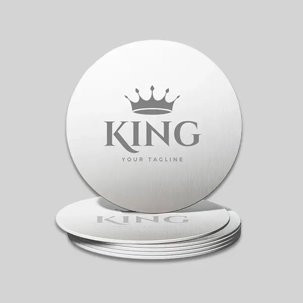Custom Stainless Steel Coaster view 1