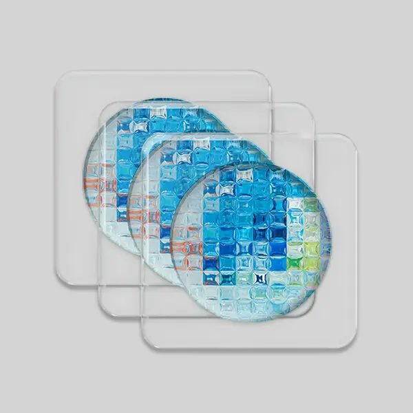 Customized Glass Alloy Coaster view 1