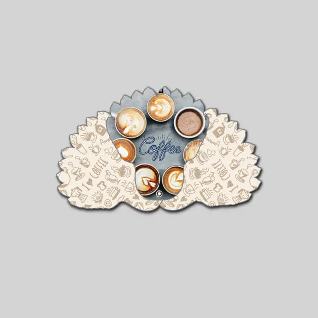 3 Part Expandable Feather Hand Fan view 1