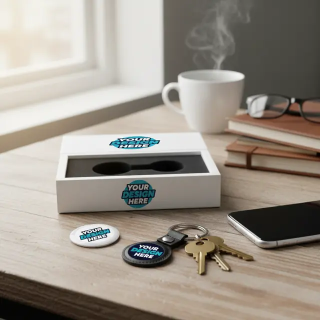 AirTag & Key Tag Customizable Gift Box Premium Set view 3