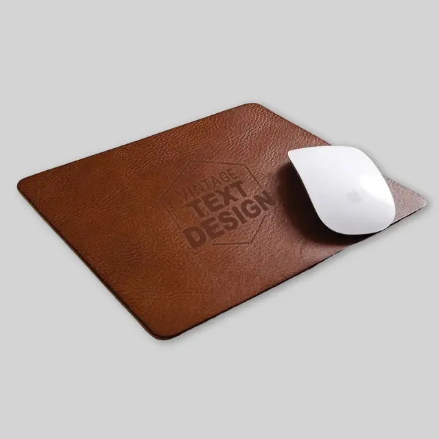 Custom Leather Mouse Pads view 1