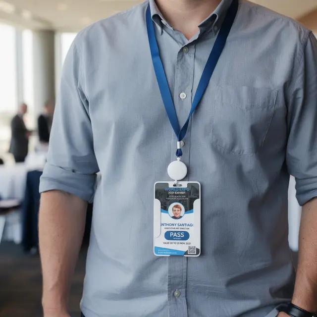 Custom Conference ID Name Badges view 5