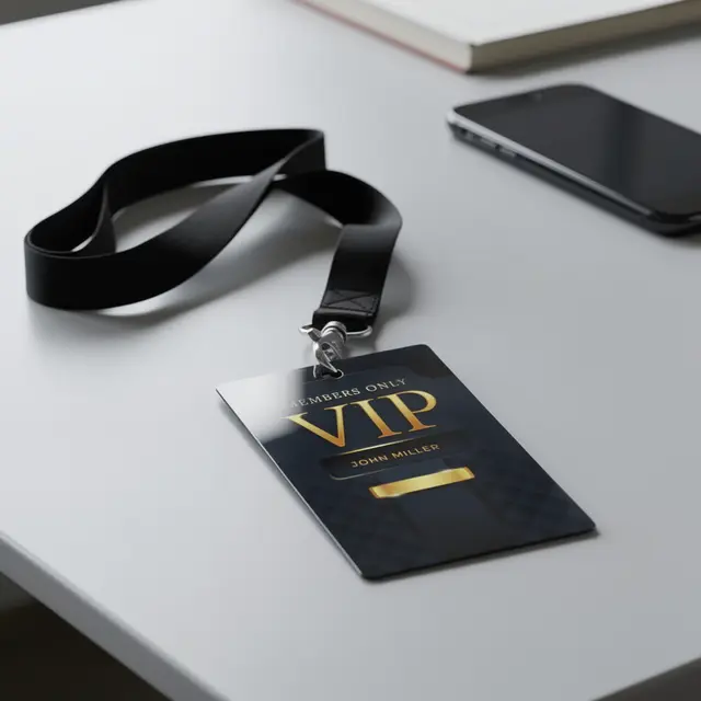 Custom VIP ID Name Badges view 5