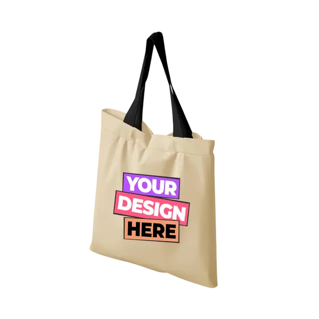 Two Tone Cotton Tote Bag