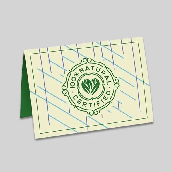 Custom 14PT Natural Greeting Cards view 1
