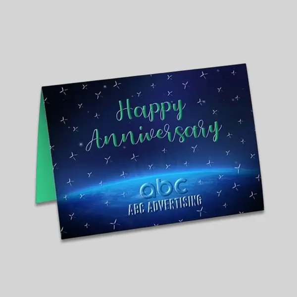 Custom 16PT C2S Raised Spot UV Greeting Cards view 1