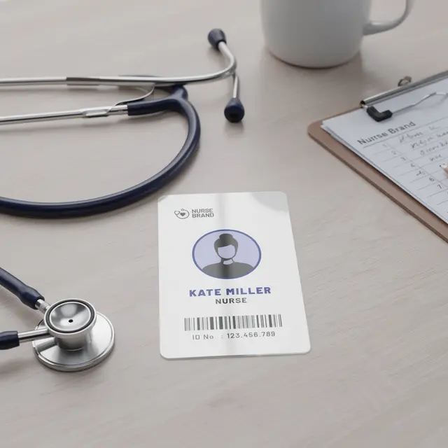 Custom Frosted ID Name Badges view 3