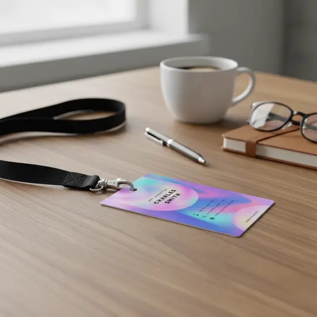Custom Holographic ID Name Badges view 4