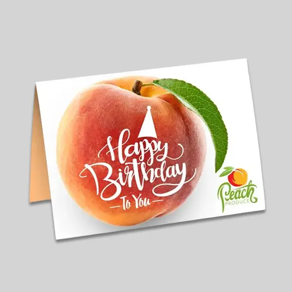 Custom 16PT C2S Suede Greeting Cards view 1