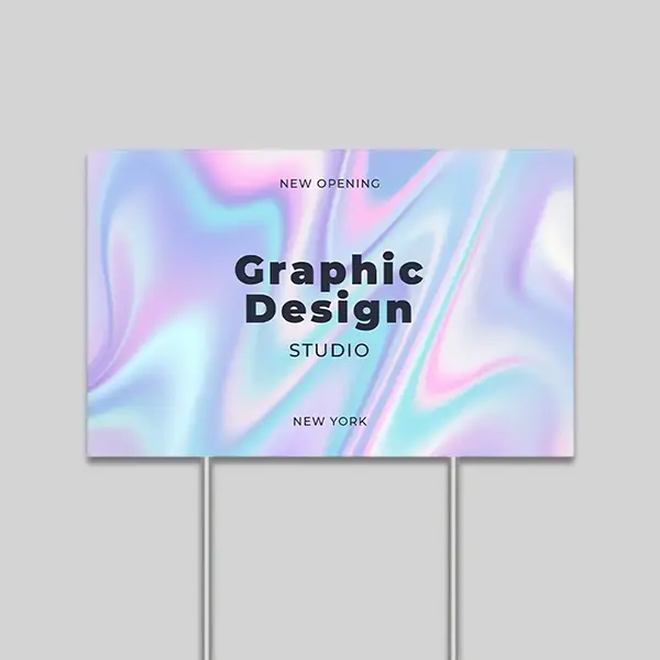 Custom Reflective Yard Signs view 1