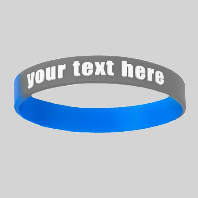 Embossed Printed Wristbands view 1
