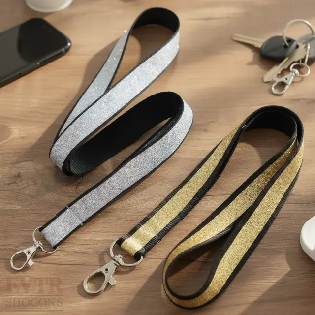 Blank Glitter Lanyards view 5