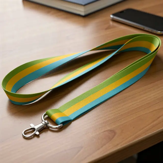 Blank Binary Lanyards view 3