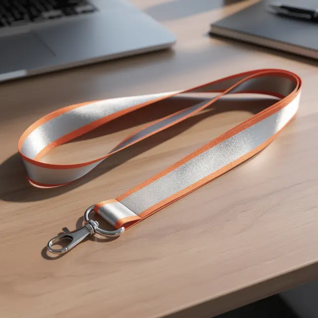 Blank Reflective Lanyards view 4