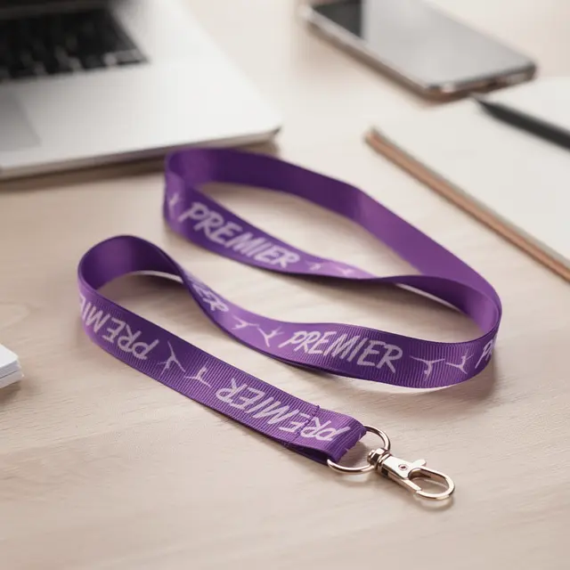 Custom Grosgrain Ribbon Lanyards view 5