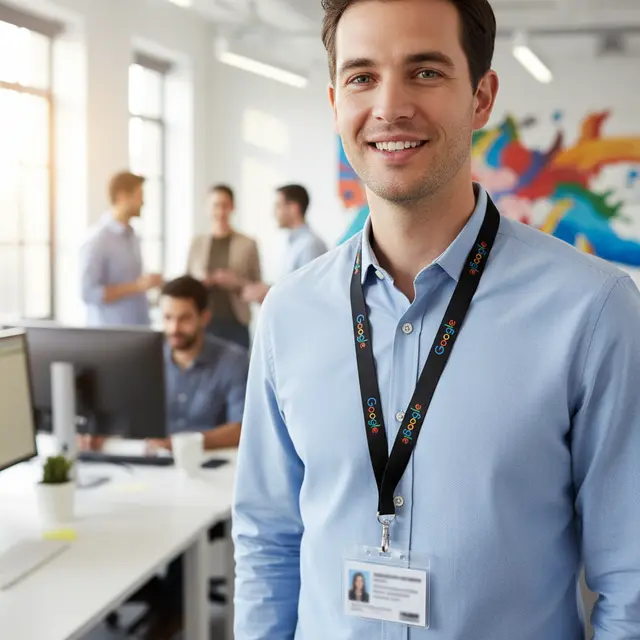 Custom Employee Identification Lanyards view 6
