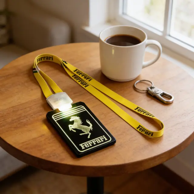 Custom LED ID Lanyards view 4