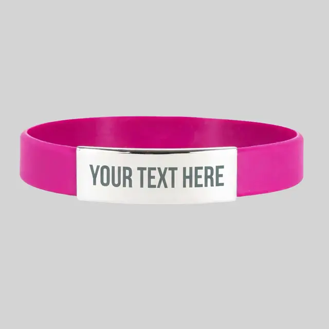 Custom Metal Wristbands view 1