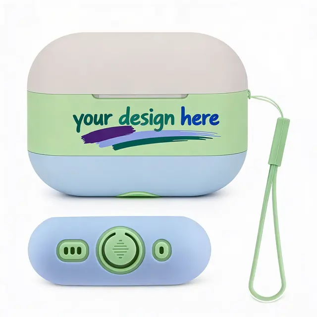 Silicone Case With Lanyard for Apple AirPods Pro 2 view 2