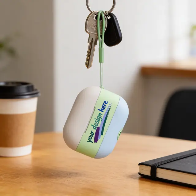 Silicone Case With Lanyard for Apple AirPods Pro 2 view 6