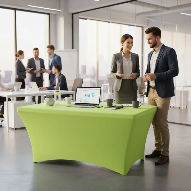 Blank Rectangle Table Covers view 3