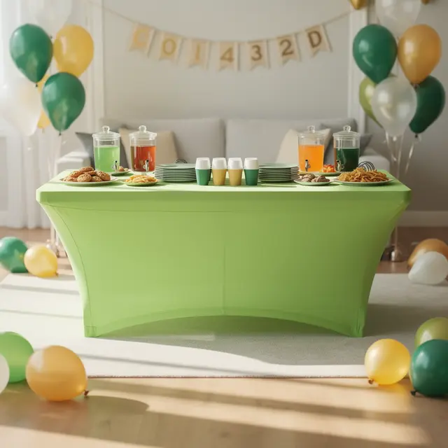 Blank Rectangle Table Covers view 4