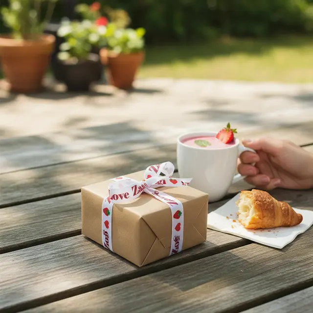 Custom Heat Transferred Satin Ribbons 10 yard view 4