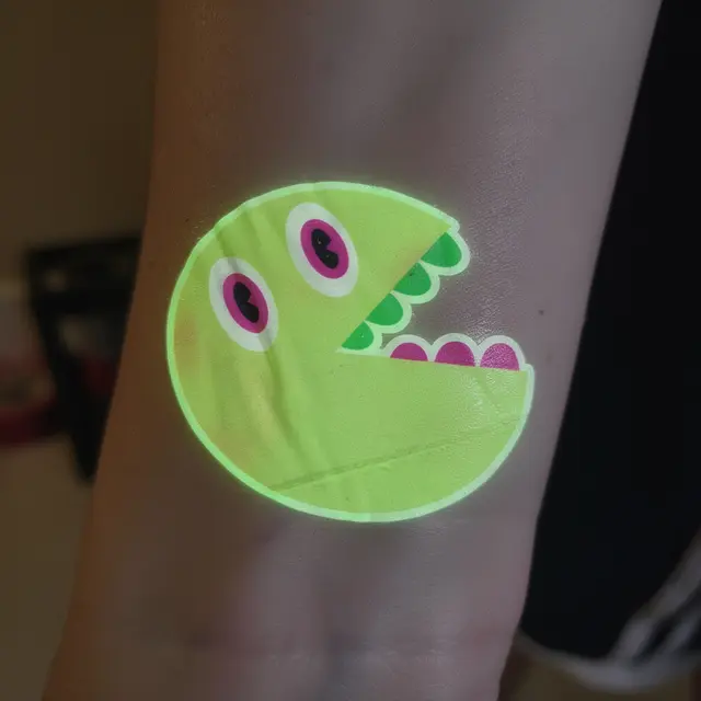 Glow in the Dark Temporary Tattoos view 2