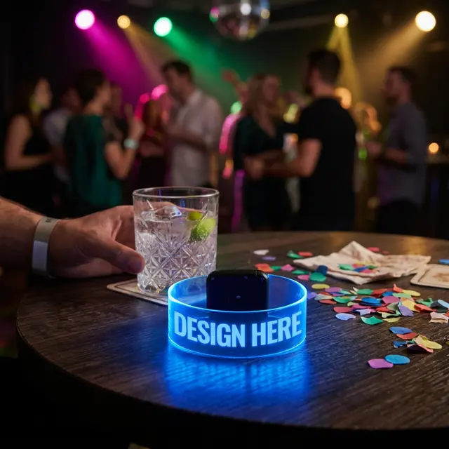 Custom LED Magnetic Bracelets view 3