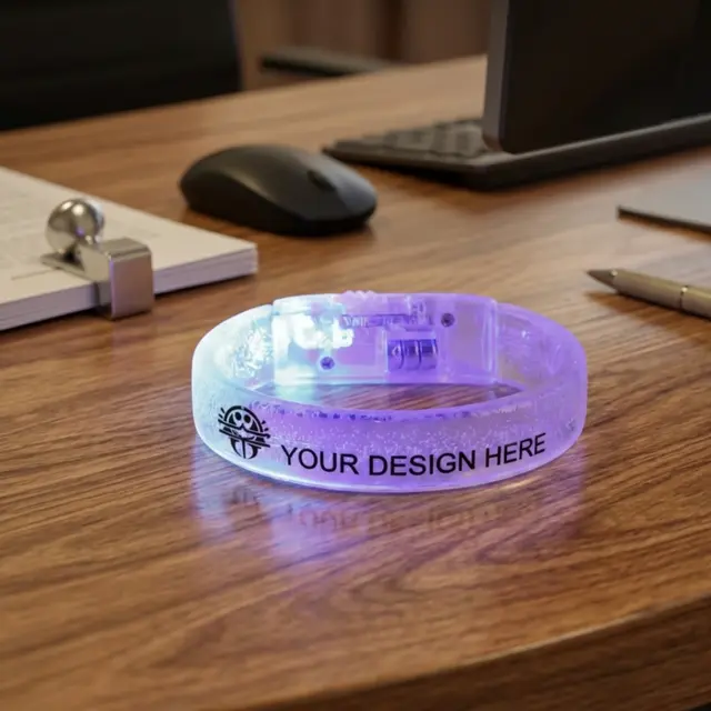 Custom Glow-in-the-Dark LED Party Bracelets view 3
