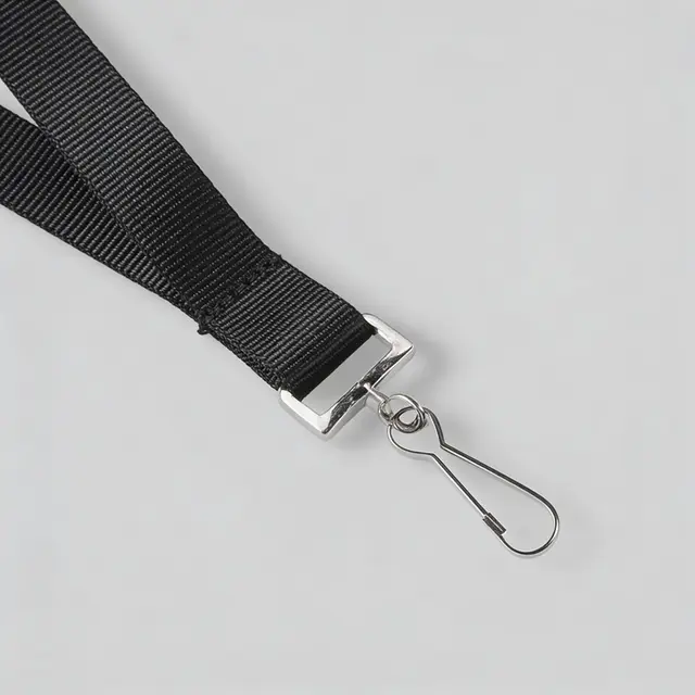 Blank Nylon Lanyard with Silver Hook – Pack of 100 view 3