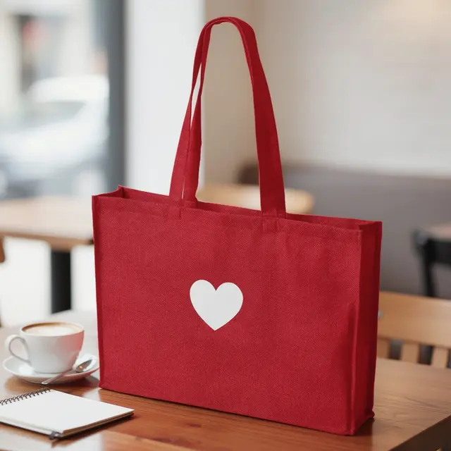 Water-Resistant Medium Shopper Tote Bags view 5